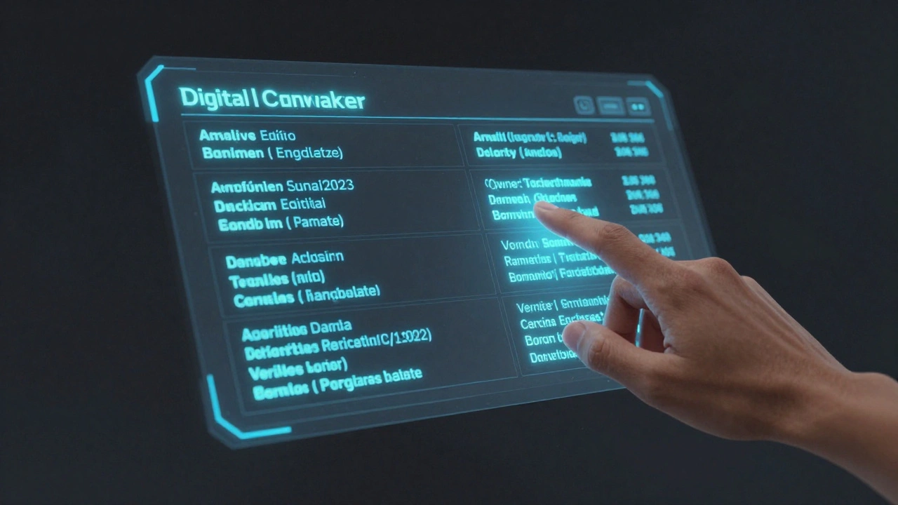 A digital blockchain interface displaying verified ownership records for a digital game edition, with glowing transaction history in a futuristic interface.