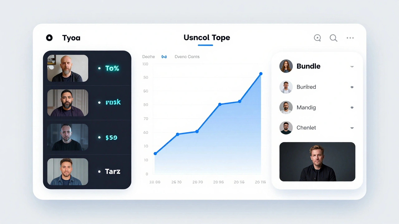 A minimalist digital dashboard displaying real-time user data and a personalized bundle recommendation.