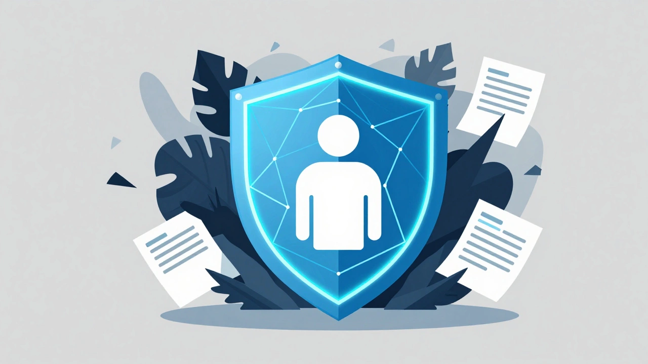 Digital shield protecting worker from exploitation and abuse
