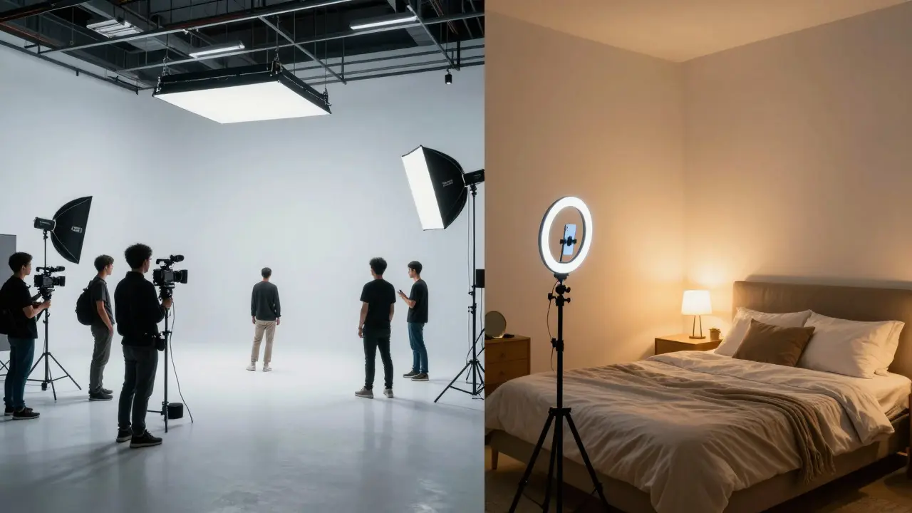 Studio vs. Independent Adult Production Economics: Cost & ROI Analysis